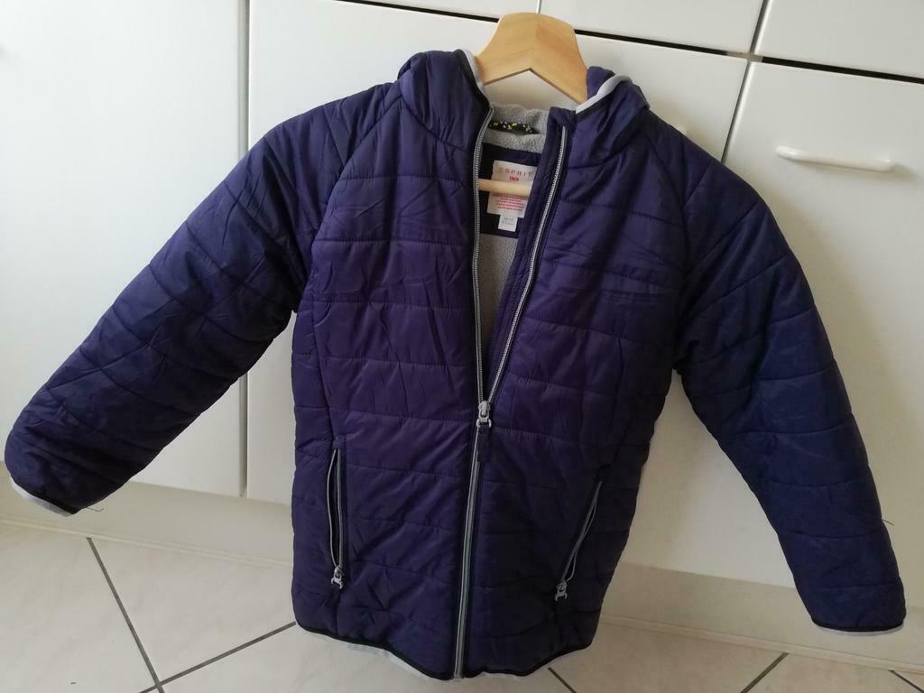 Jas Esprit blauw maat 128-134 8-9 jaar, Kinderen en Baby's, Kinderkleding | Maat 128, Zo goed als nieuw, Jas, Ophalen of Verzenden