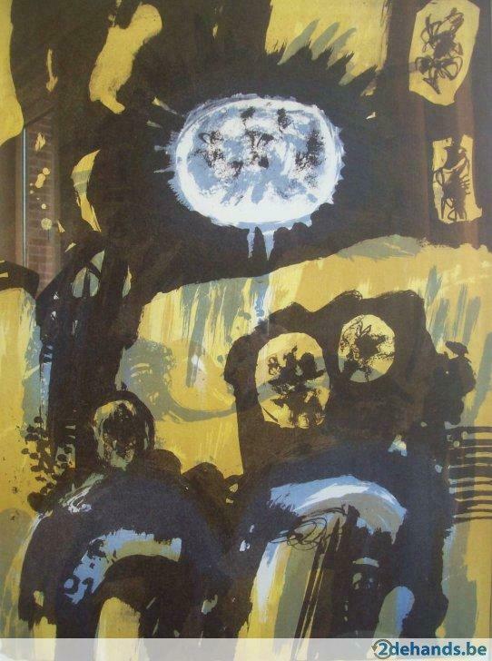 Voor het slapengaan - Jan Cobbaert, Antiek en Kunst, Kunst | Litho's en Zeefdrukken, Ophalen