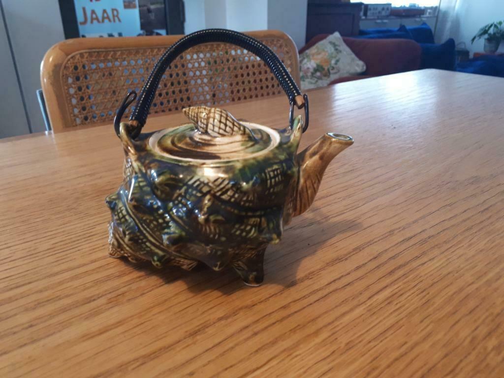 Japans Banko Majolica aardewerk/keramiek/schelp/l, Antiek en Kunst, Antiek | Keramiek en Aardewerk, Ophalen of Verzenden