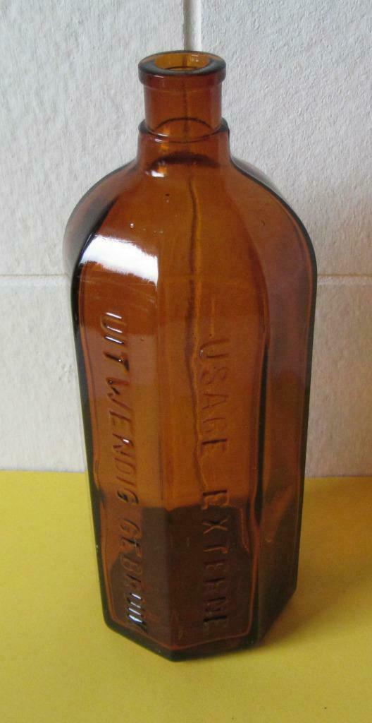 Bouteille Pharmacie - 1 litre - Bilingue, Antiquités & Art, Enlèvement ou Envoi