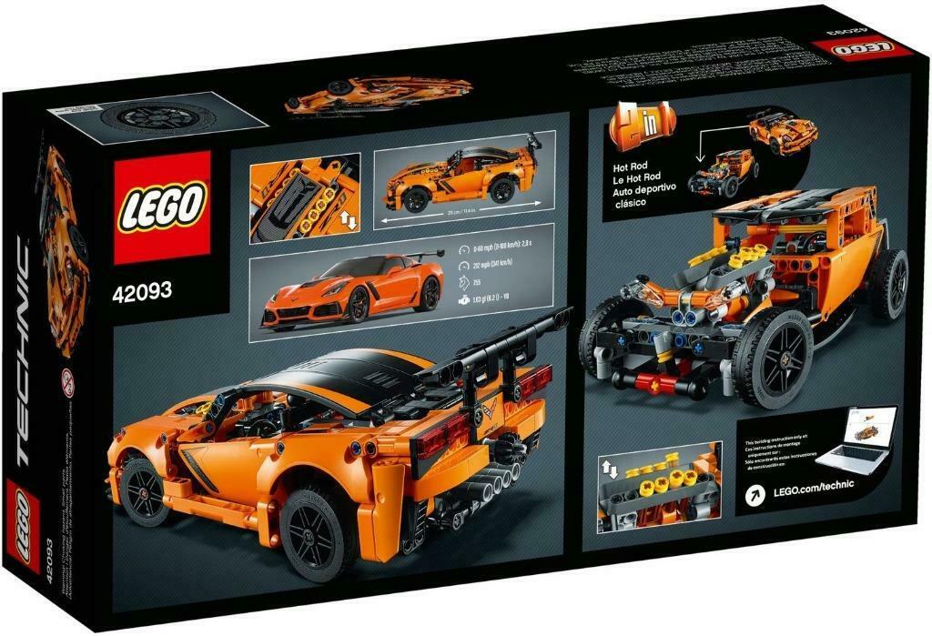 Lego 42093 Chevrolet Corvet ZR1, Ophalen, Nieuw, Complete set, Lego
