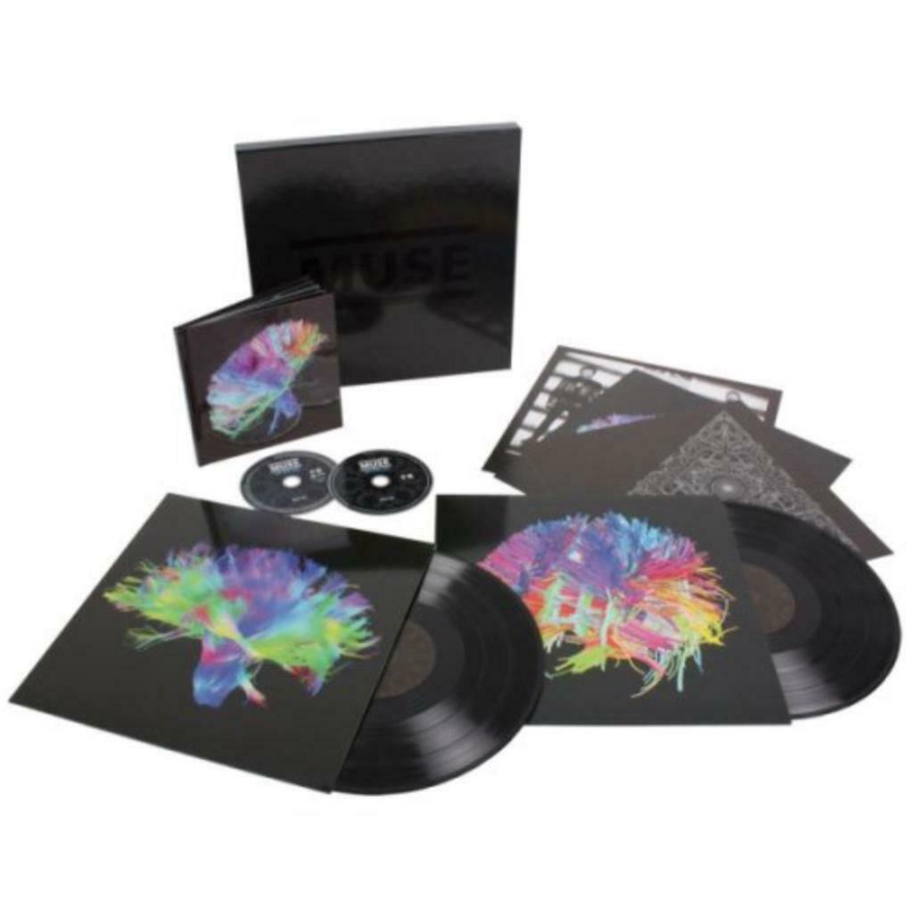 Cd+2LP+Dvd Box Muse The 2nd Law met 3 Art Prints Vinyl ZGAN, Enlèvement ou Envoi, Comme neuf, Coffret