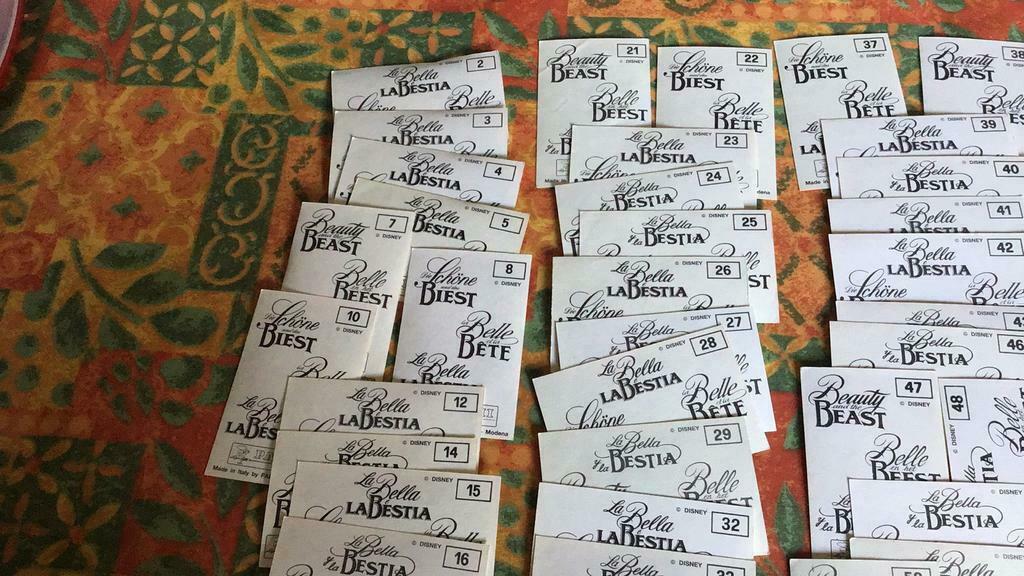 Stickers Panini la belle et la bête (w3), Enlèvement ou Envoi, Comme neuf, Plusieurs images