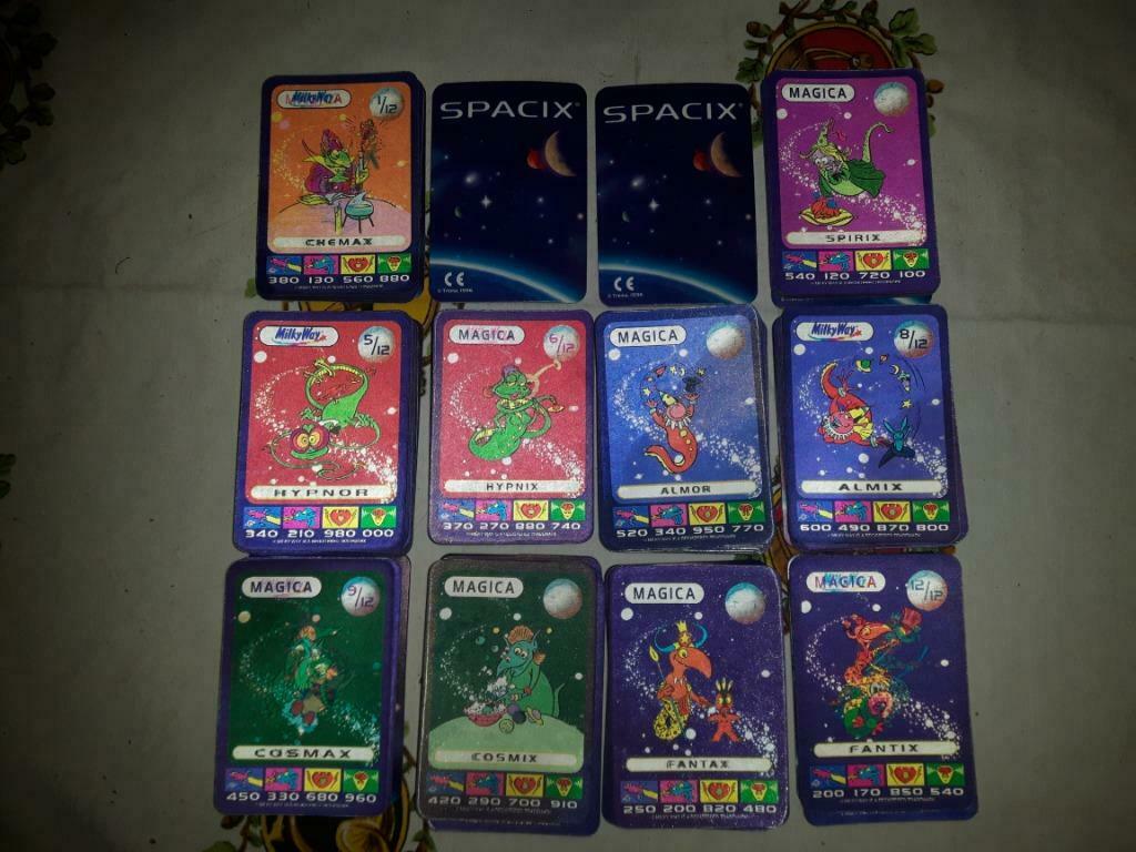 SPACIX kaarten '96 Magica Milky Way dubbels, Collections, Enlèvement, Neuf, Carte(s) à jouer