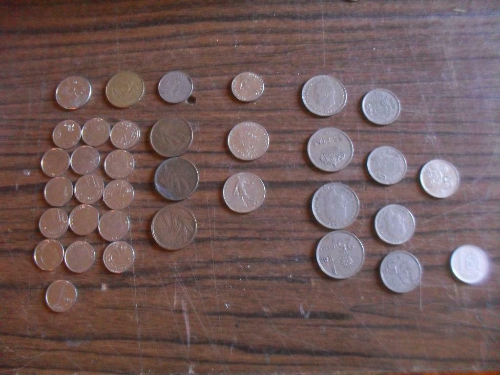 lot pièces Belge, Française , Espagne (anciennes), Enlèvement, Autres pays, Monnaie en vrac