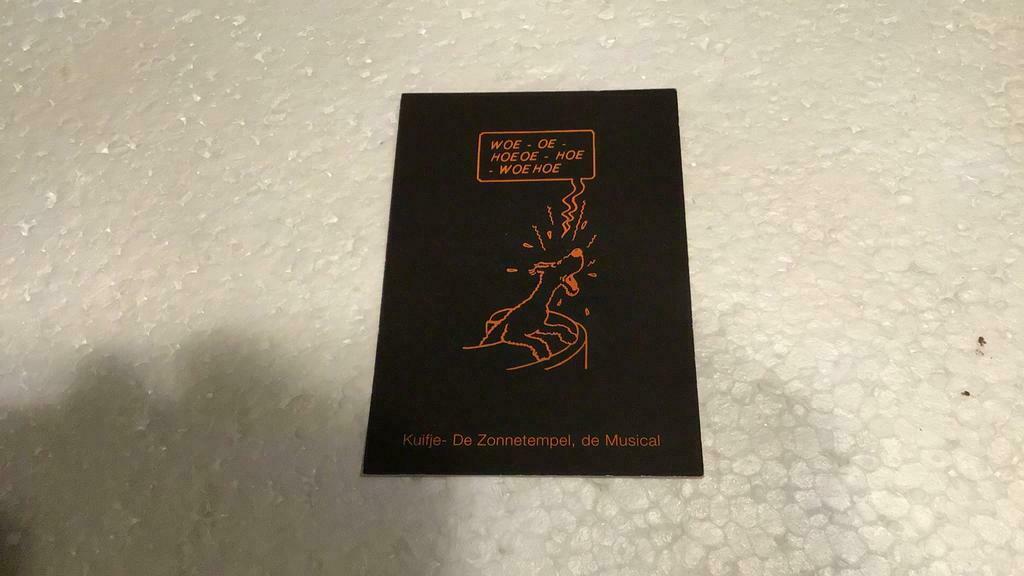 Postkaart Kuifje (x2), Ophalen of Verzenden, 1980 tot heden, Ongelopen