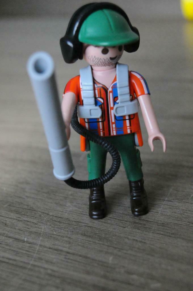 playmobil werkman met bladblazer, Ophalen of Verzenden, Nieuw, Los Playmobil