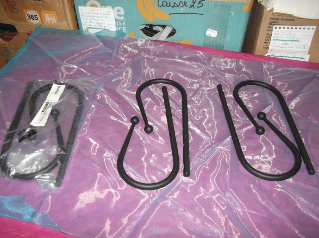 6 crochets IKEA, Enlèvement ou Envoi, Comme neuf, Noir, Ikea