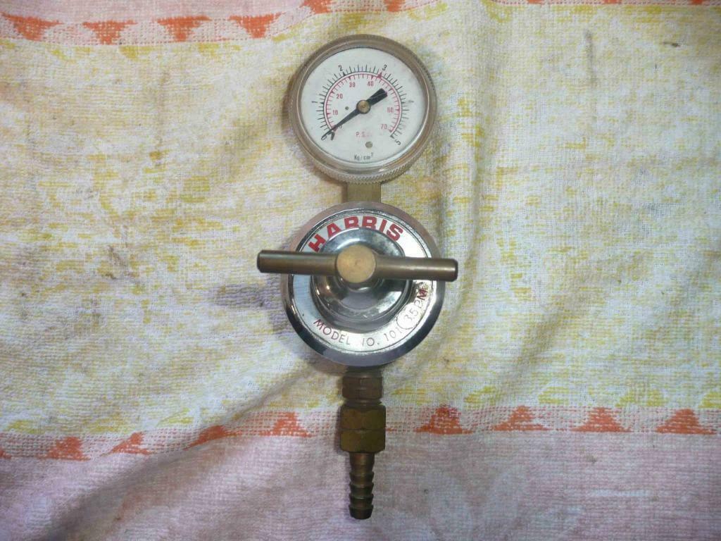 détendeur soudure  HARRIS  &  2 double manomètres, Bricolage & Construction, Enlèvement ou Envoi, Utilisé, Autres types