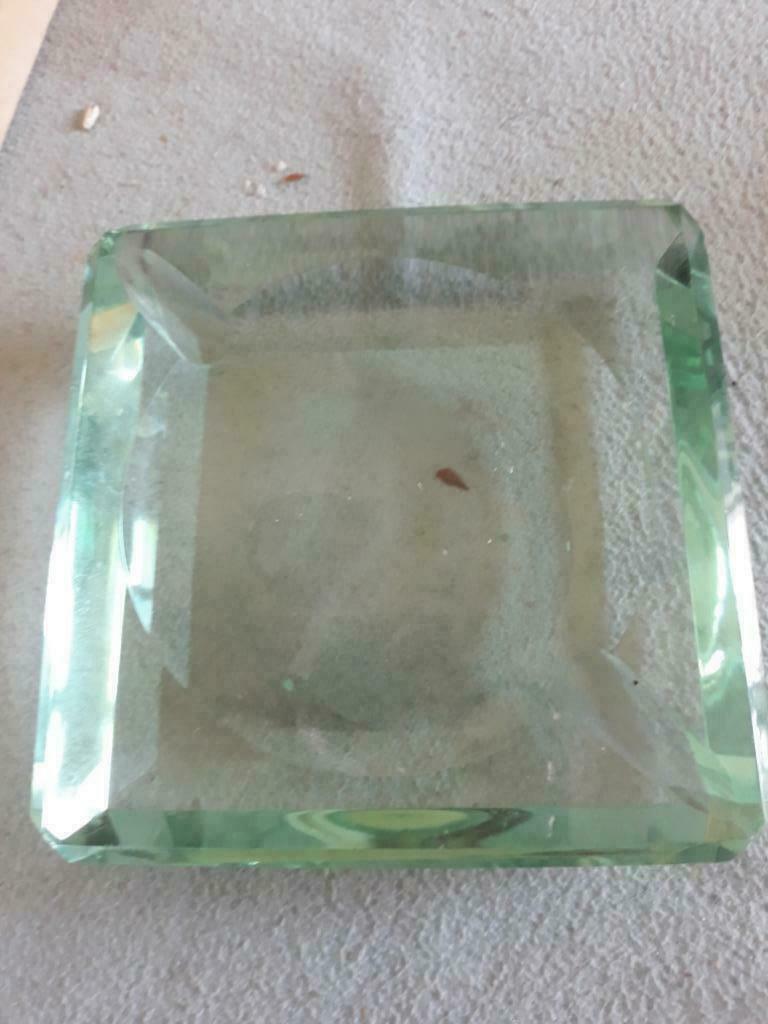 Cendrier verre biseauté, Enlèvement ou Envoi