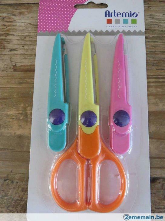 Ciseaux fantaisie à lames interchangeables - Artemio NEUF, Hobby & Loisirs créatifs, Enlèvement ou Envoi, Neuf