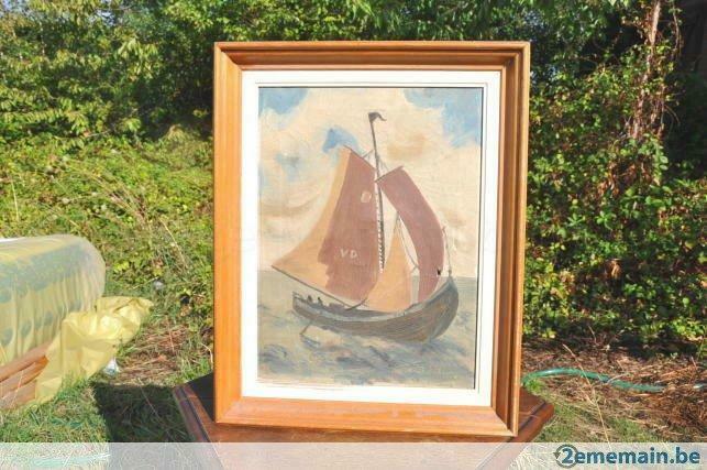 hst voilier V D Rouleur  trou a restaurer