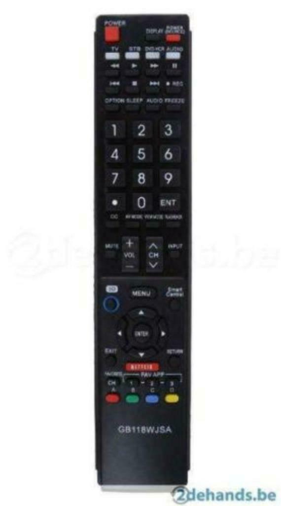 Télécommande Sharp pour Smart TV modèle GB118WJSA, Enlèvement ou Envoi, Neuf, Originale, TV