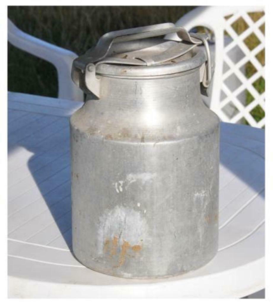 bidon a lait en aluminum, Antiquités & Art, Enlèvement