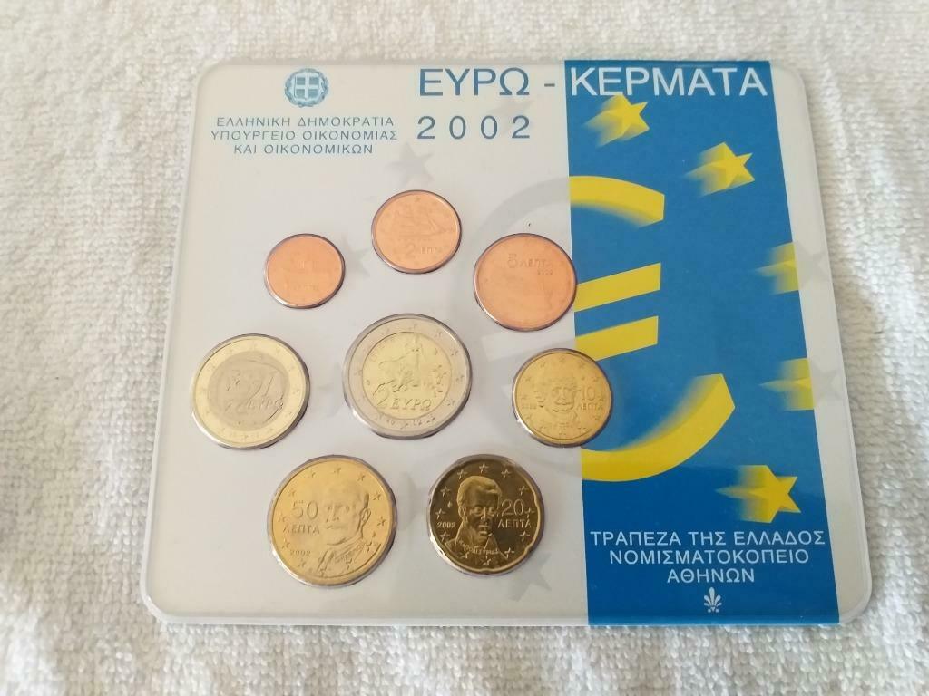 Grèce BU 2002, Timbres & Monnaies, Monnaies | Europe | Monnaies euro, Enlèvement ou Envoi, Belgique, Autres valeurs, Série