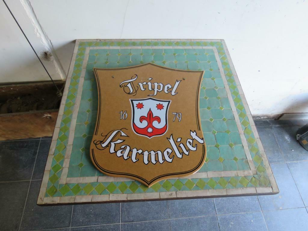 Bouclier en bois Karmeliet Tripel, Collections, Enlèvement ou Envoi, Neuf, Panneau, Plaque ou Plaquette publicitaire, Autres marques