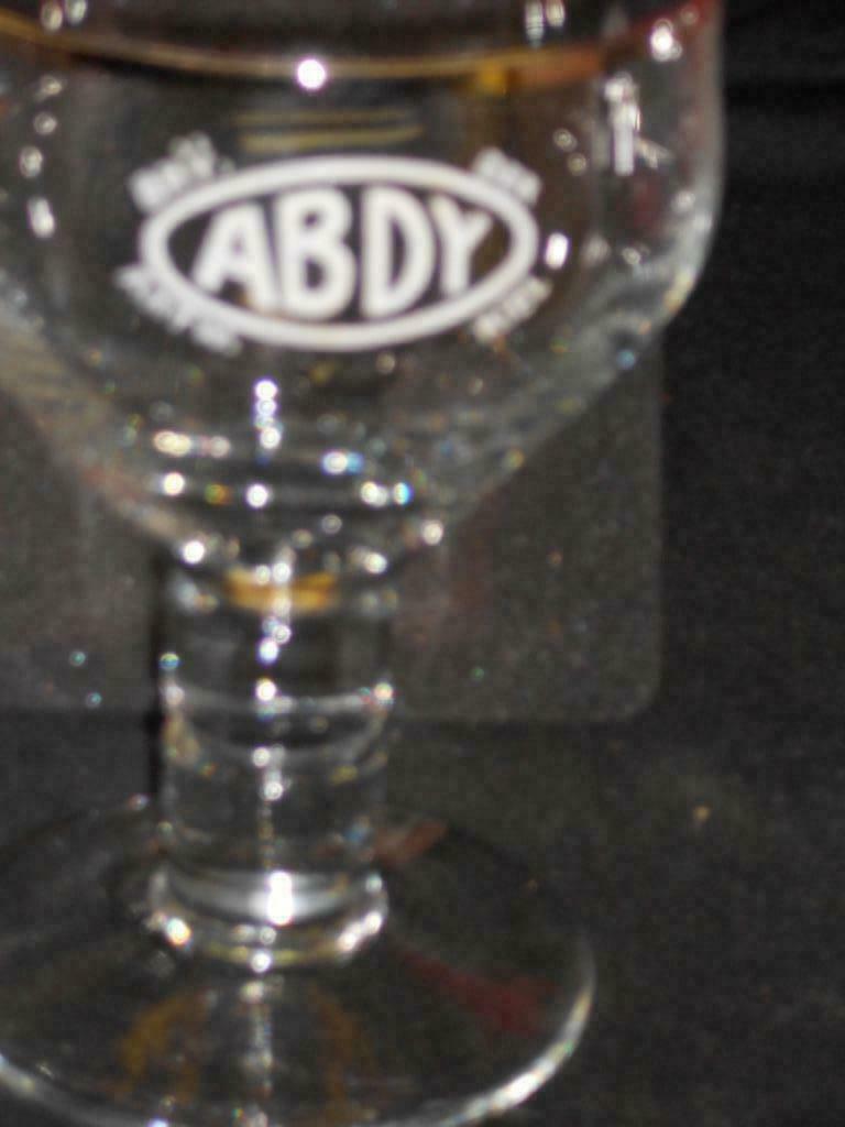 Bierglazen.Abdij.Kiel.Hoboken.Antwerpen.Emaille.D 58, Collections, Enlèvement ou Envoi, Comme neuf, Verre ou Verres, Autres marques