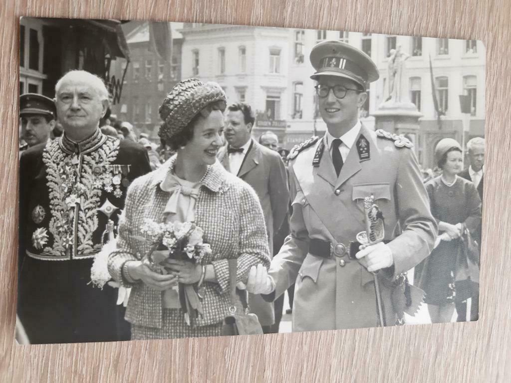 2 foto's Blijde Intrede Gent 27/5/1962 Boudewijn en Fabiola, Verzamelen, Koningshuis en Royalty, Ophalen of Verzenden, Zo goed als nieuw