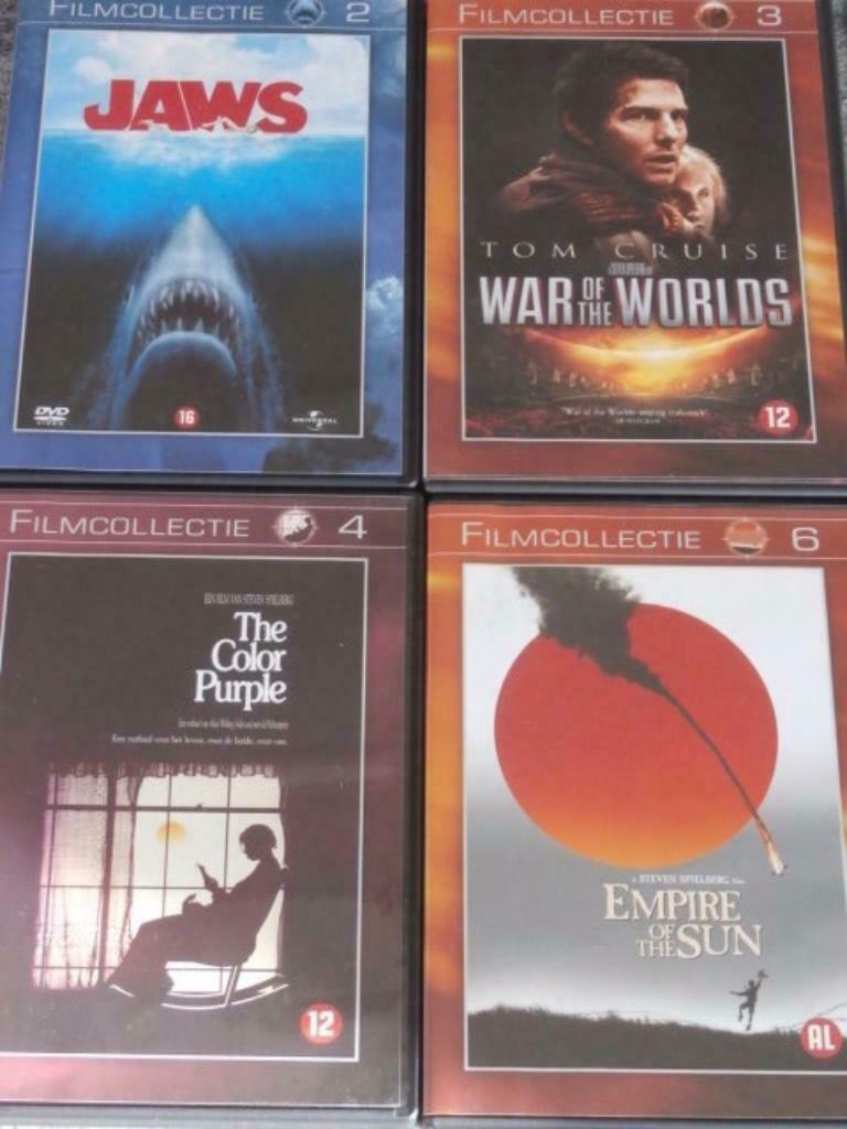 Steve Spielberg 4 DVD's filmcollectie, Vanaf 9 jaar, Ophalen of Verzenden, Drama