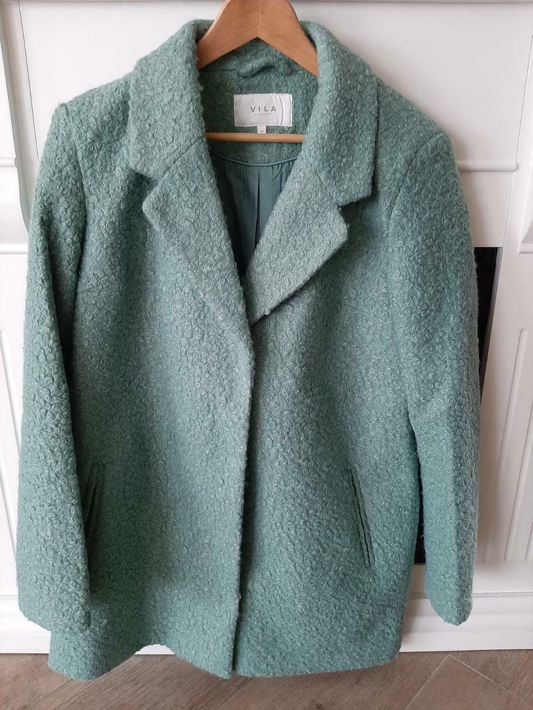 Nieuwe jas bouclé Vila, Kleding | Dames, Maat 38/40 (M), Overige kleuren, Vila, Nieuw