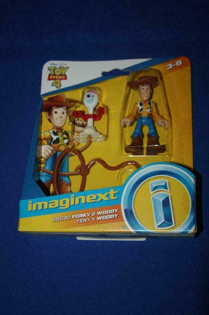 Toy Story 4 speelset ( Forky & Woody )Disney Pixar Imaginext, Enlèvement ou Envoi, Autres personnages, Neuf, Statue ou Figurine
