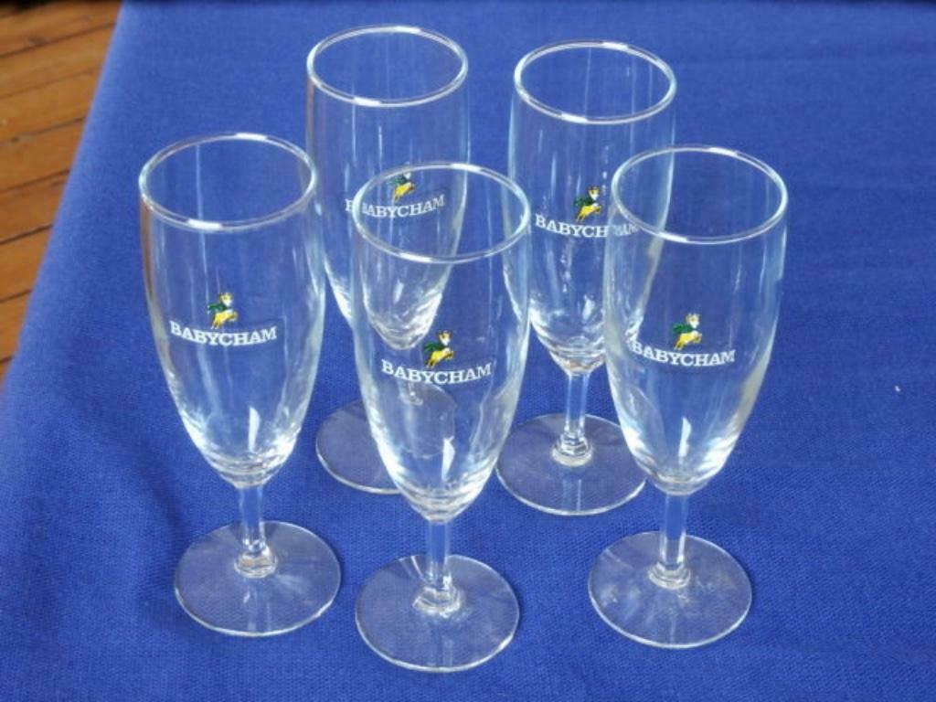 Lunettes Babycham à pied (5pcs), Enlèvement ou Envoi, Neuf, Autres types