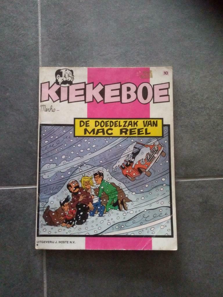 Kiekeboe 10 - de doedelzak van Mac Reel, Ophalen