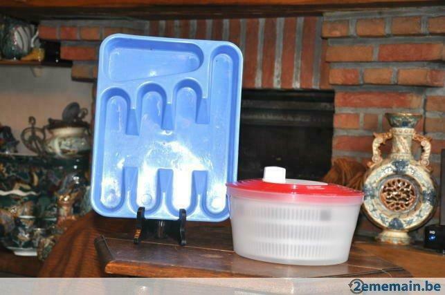 essoreuse a salade + porte couvert, Enlèvement ou Envoi, Utilisé