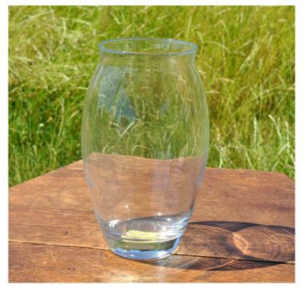 vase luminarc ventru, Maison & Meubles, Enlèvement ou Envoi, Comme neuf, Verre, Moins de 50 cm