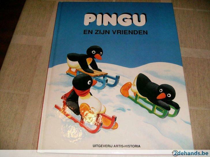 2 leesboeken van pingu, Utilisé, 0 à 6 mois