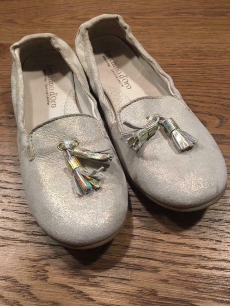 Communie goud kleurige ballerina mt 34, Enlèvement ou Envoi, Utilisé, Chaussures, Fille