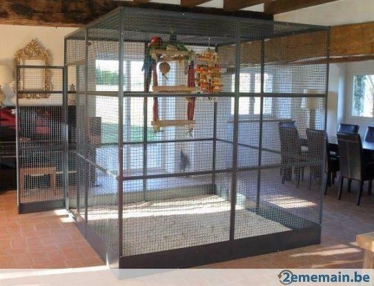 Voliere perroquet 2x2x2m cage ara amazone cacatoes XXXL, Dieren en Toebehoren, Vogels | Toebehoren, Nieuw, Verzenden