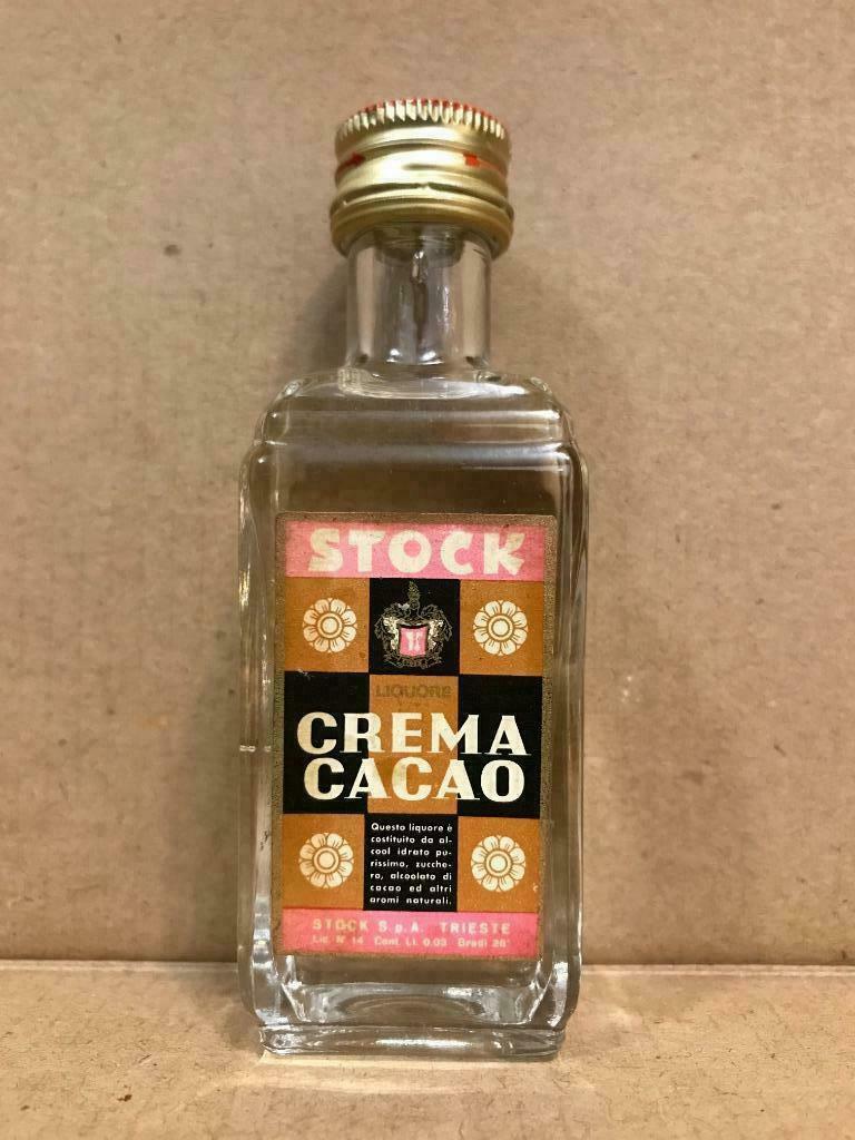 Crema Cacao - Stock - Mignonnette d'alcool - 3 cl - Italie, Enlèvement ou Envoi, Pleine, Utilisé, Autres types