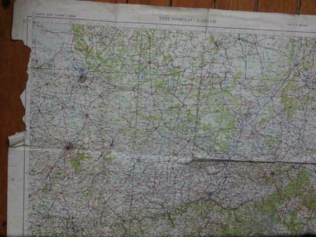 Carte - Carte Bruxelles-Liège feuille Nr3 1937, Livres, Atlas & Cartes géographiques, Utilisé, Carte géographique, Belgique, 1800 à 2000