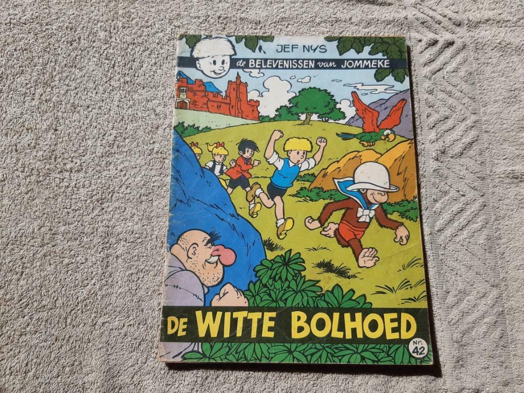 Jommeke.42.De witte bolhoed., Boeken, Eén stripboek, Ophalen of Verzenden, Gelezen