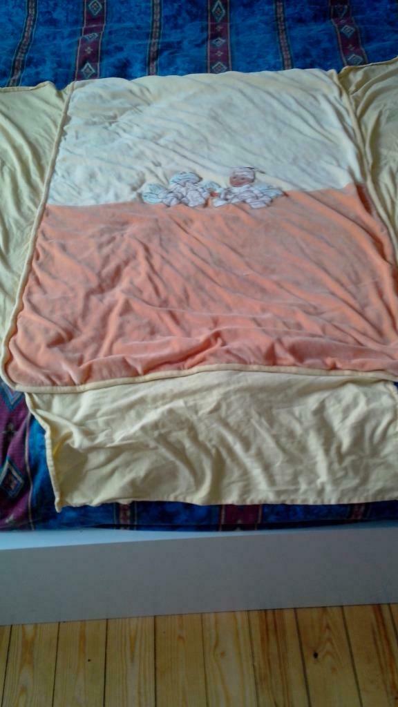 couvre lit noukies COLLECTION LEO ET ZIMBO 100x60cm, Enfants & Bébés, Garçon ou Fille, Autres couleurs, Enlèvement, Utilisé