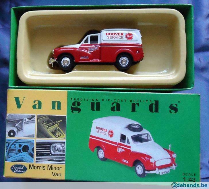 1:43 Corgi Vanguards VA01117 Morris Minor Van Hoover, Enlèvement ou Envoi, Utilisé, Voiture