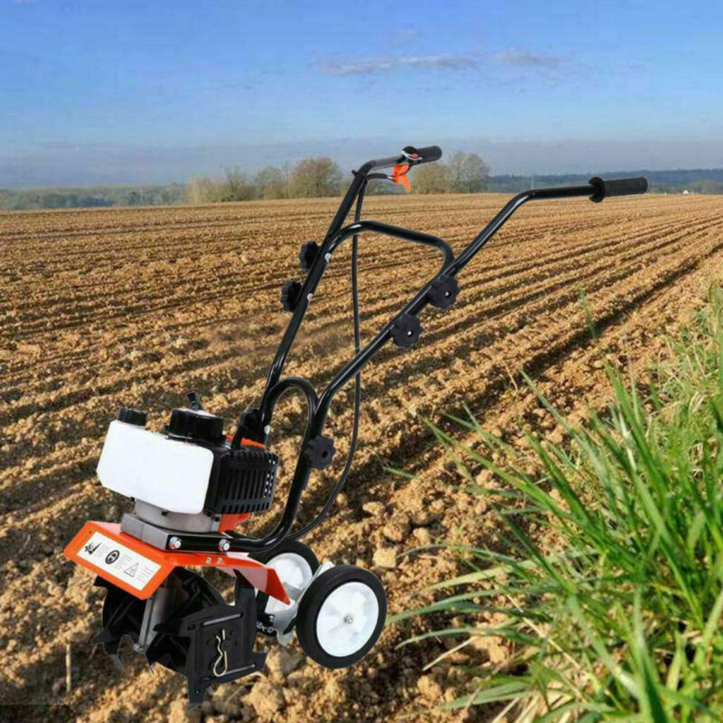 52cc Benzine Cultivator Grondfrees Cultiveermachine. 3.0 PK, Tuin en Terras, Hand-tuingereedschap, Ophalen of Verzenden, Nieuw