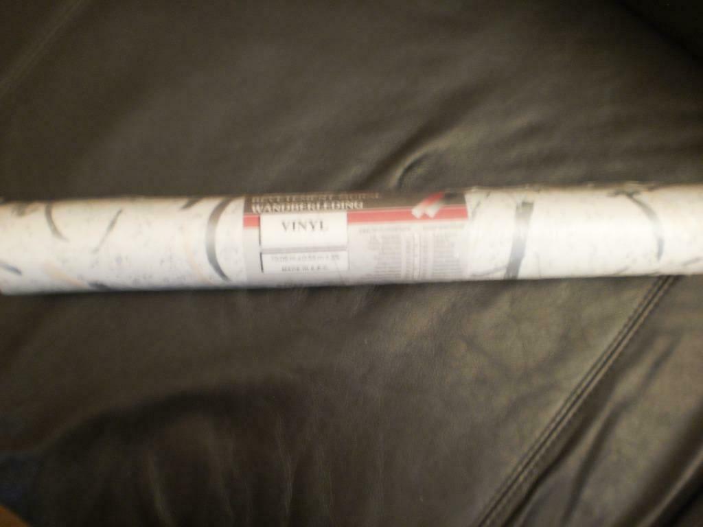 1 rol Retro behangpapier, Huis en Inrichting, Stoffering | Behang, Wit, Beige, Grijs, minder dan 10 m², Ophalen of Verzenden