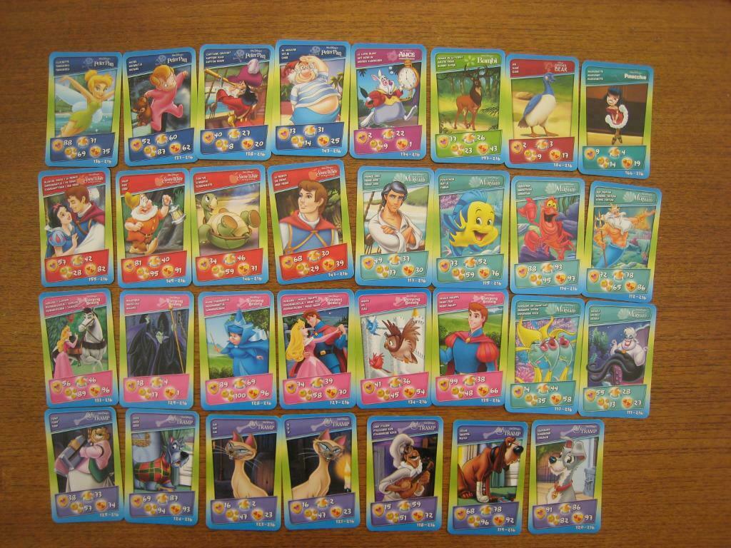 lot de 31 cartes Joue avec les classiques Disney, Envoi, Comme neuf, Cartes en vrac