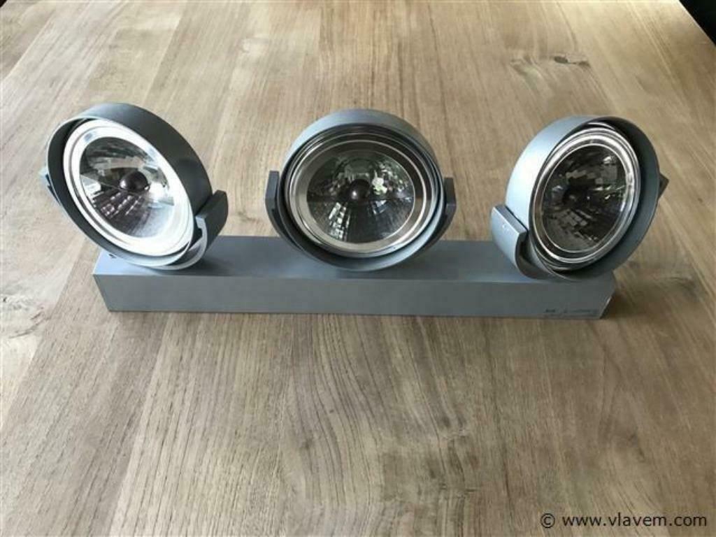Massive : plafondspots, Huis en Inrichting, Lampen | Spots, Halogeen, Gebruikt, Metaal of Aluminium, Ophalen of Verzenden