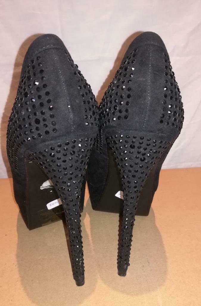 109B * sexy ATMOSPHERE zwarte pumps met hoge hak (40), Kleding | Dames, Schoenen, Pumps, Verzenden, Zwart, Gedragen