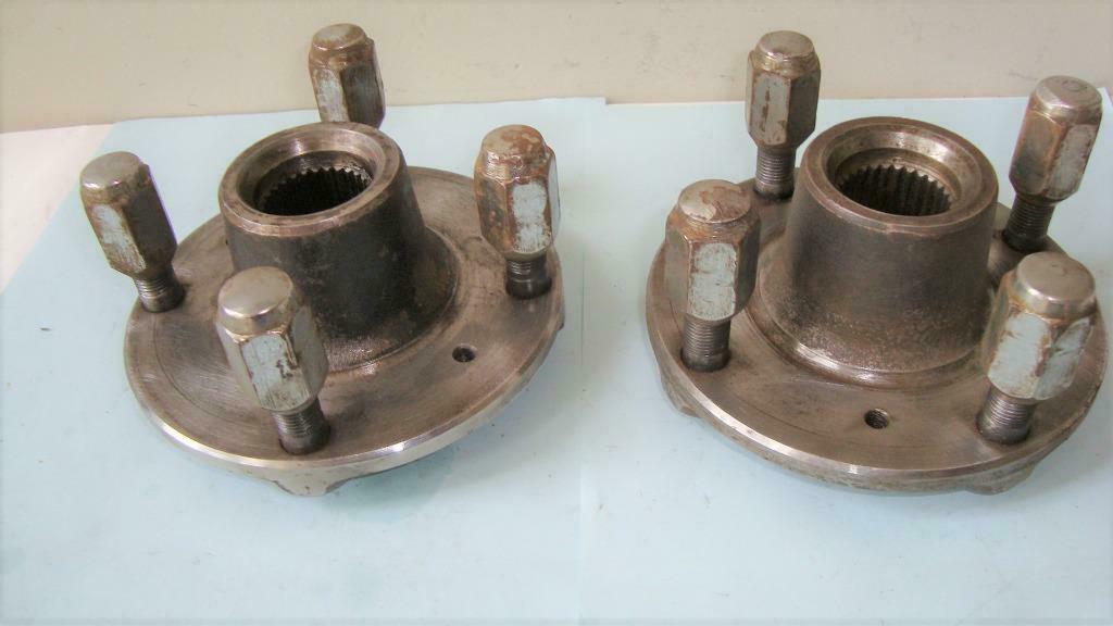 MGB rear steel wheel hubs, Ophalen of Verzenden, Gebruikt, MG