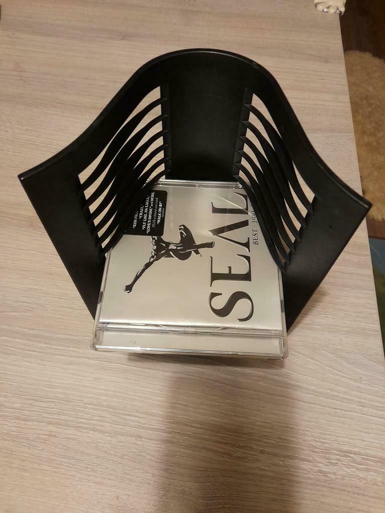 Rangement pour 10 CD ou DVD, esthétique, noir, Enlèvement ou Envoi, Comme neuf, CD ou DVD, Moins de 25 disques