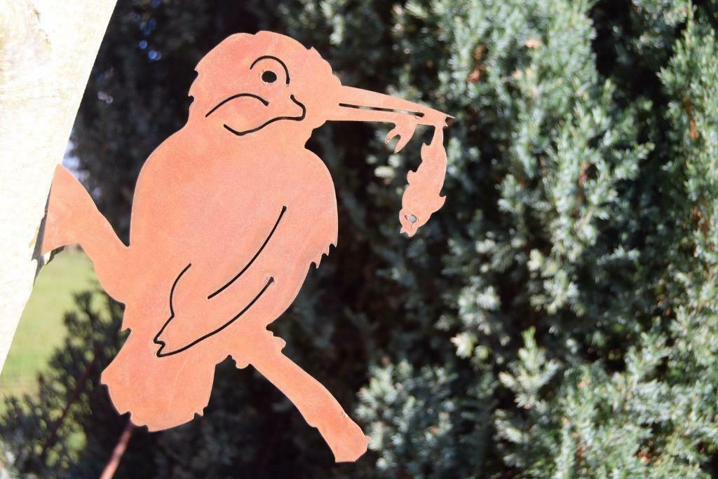 Superbe martin pecheur en fer forgé à fixer, Tuin en Terras, Tuinwanddecoratie, Ophalen, Nieuw