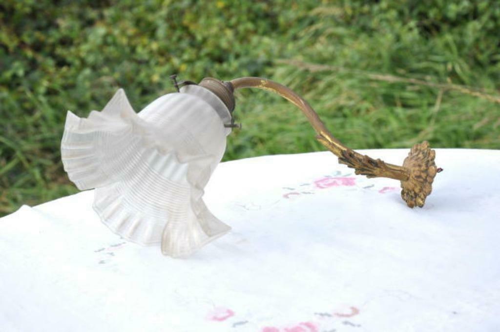 §  applique murale simple laiton, Antiquités & Art, Enlèvement ou Envoi