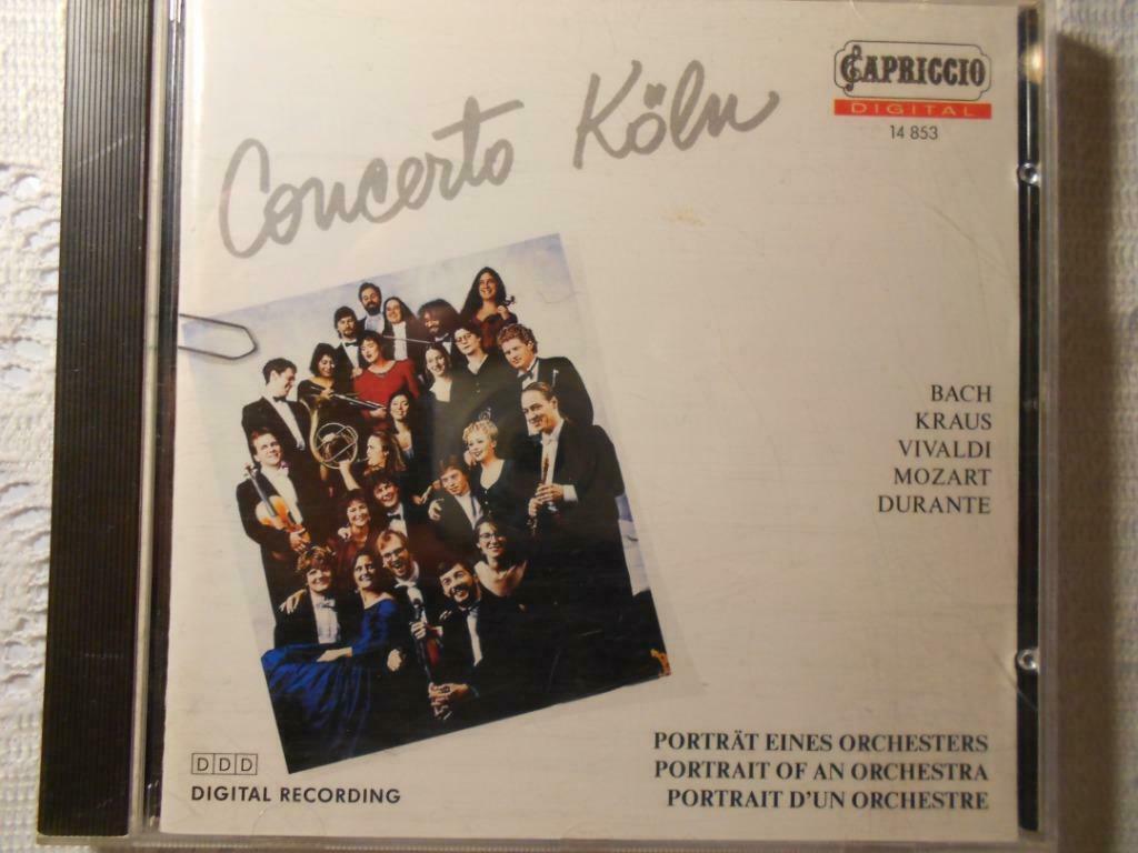 Concerto Köln, "Portrait d'un orchestre", Capriccio 14 853, Enlèvement ou Envoi, Classicisme, Musique de chambre