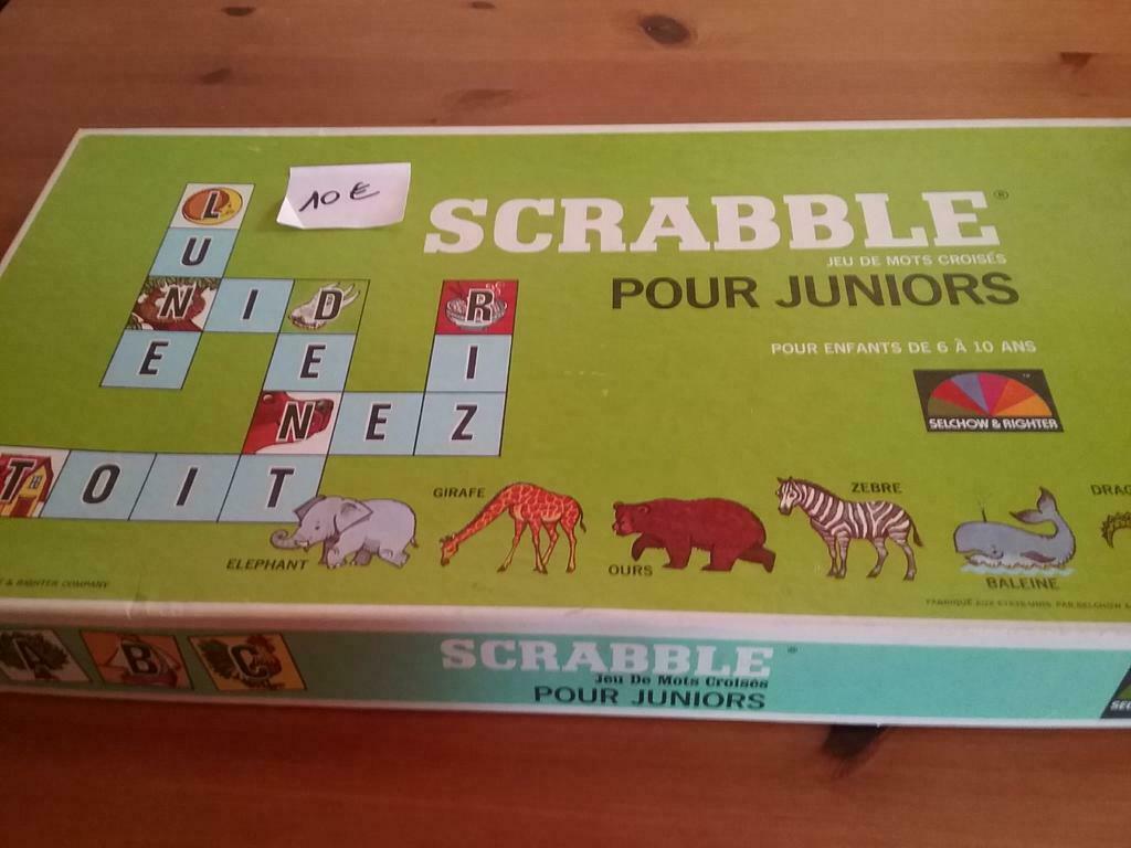 scrabble game voor 6 tot 10 jaar oud uit 1971 in zeer goede, Ophalen of Verzenden, Gebruikt