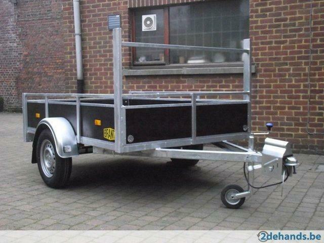 Professionele enkelasaanhangwagen 2 x 1,5m te 9300 Aalst, Ophalen, Nieuw