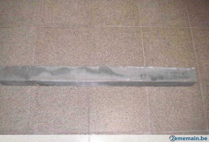 Gouttière zinc diamètre 80x80mm ( 7m ) + 1 coude ZN, Bricolage & Construction, Utilisé, Autres types